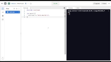 Quickstart | Launch a C++ Project in 2 Minutes with https://repl.it