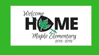 Maple Elementary Live Stream