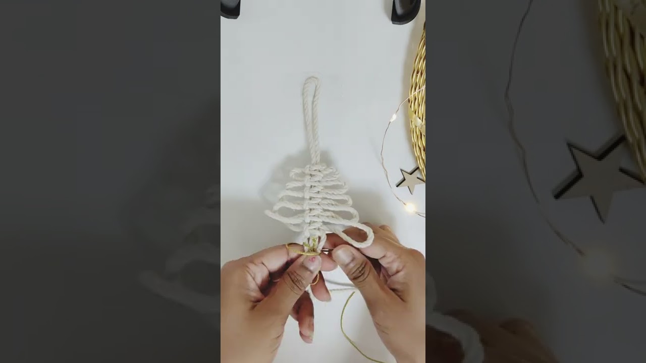 how to make macrame napkin holder for Christmas 🎄