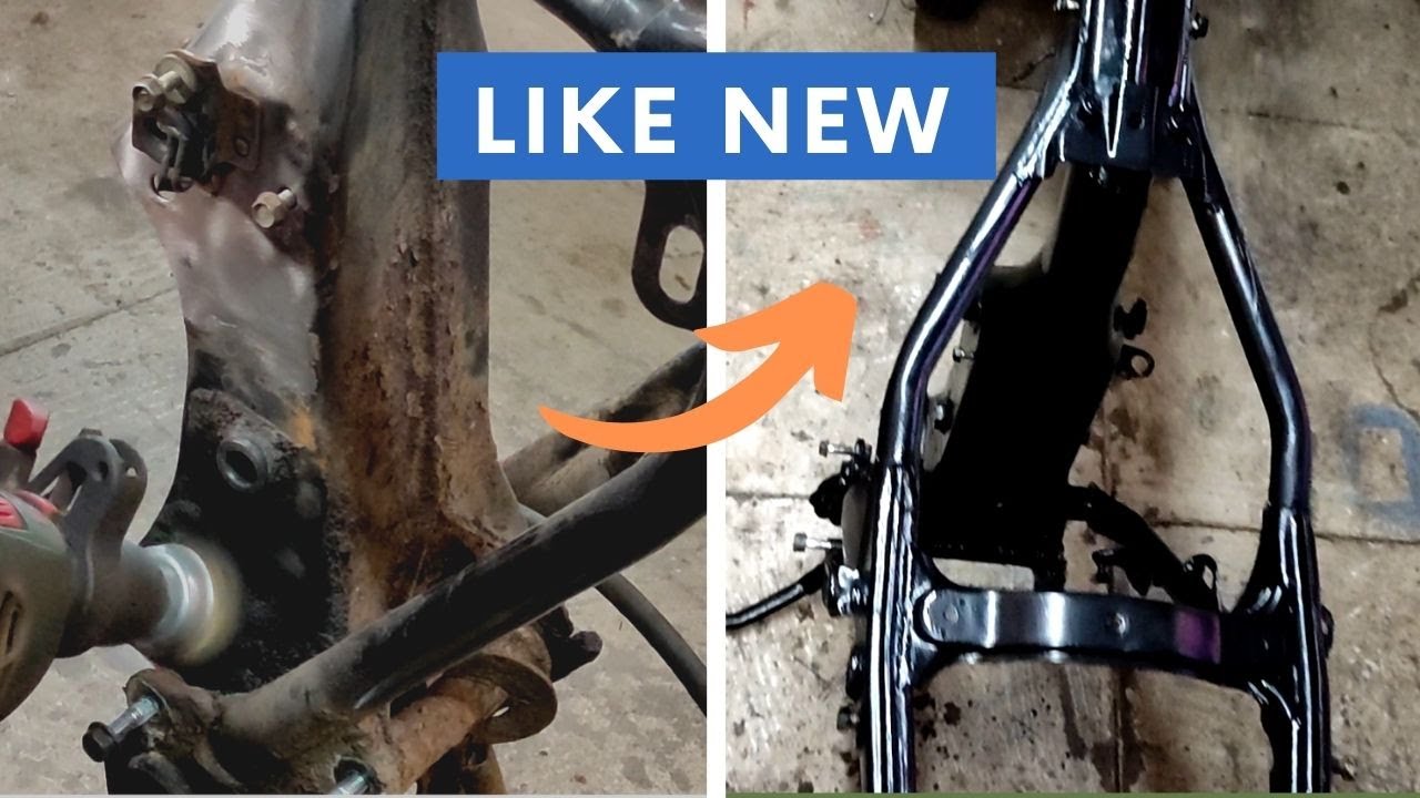 Restore old Rusty Frame easy - A 42 year old frame