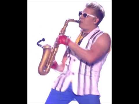 Retro sax guy