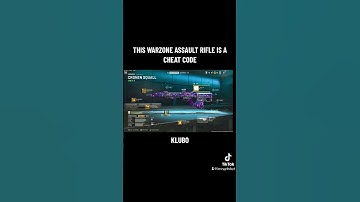 WARZONE ASSAULT RIFLE IS A CHEAT CODE