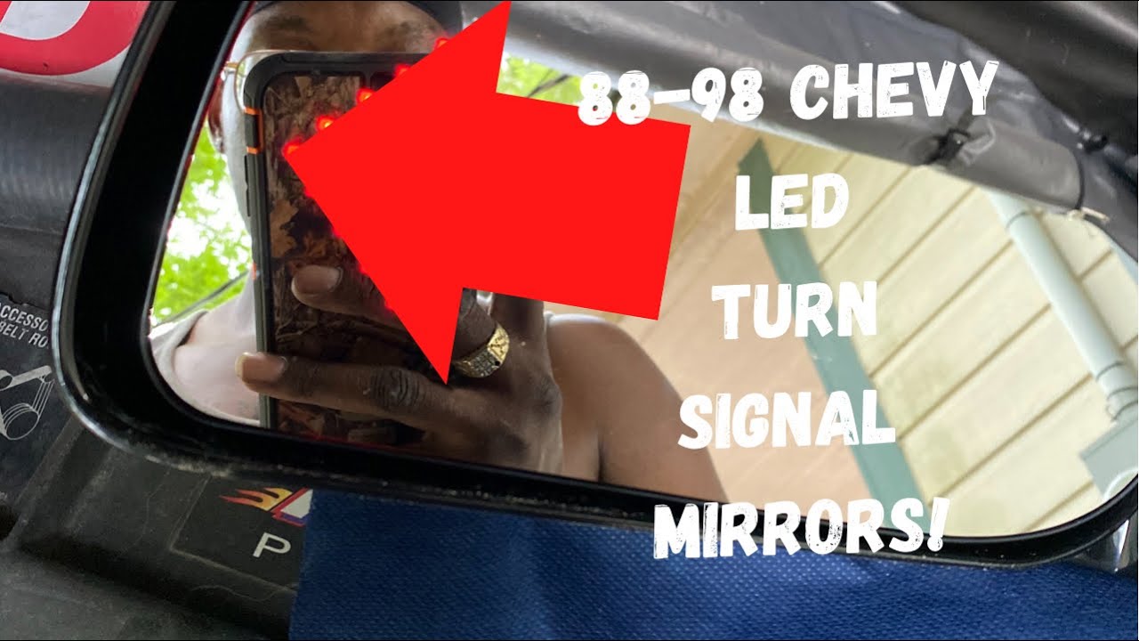 INSTALLING CUSTOM LED TURN SIGNAL MIRRORS ON THE OBS YouTube