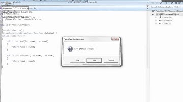 Part5 - Enabling Intellisense For QTP User Defined Reserved Object