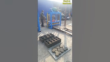 Semi automatic hollow block molding machine test 6 inch concrete cabro for Kenya buyer #block