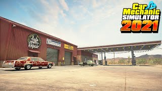 THIS IS GREAT! Building Car Repair Shop at Old Gas Station | Car Mechanic Simulator 2021 Gameplay screenshot 1