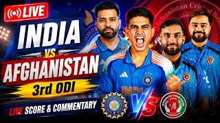 🔴LIVE : INDIA vs AFGHANISTAN | 3rd ODI LIVE Score &amp; Commentary #realcricket #live #shorts