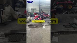 Compact Tractor Tiller Pull Small Utility Trailers #rotarytiller #tractor #cultivator #tiller #farm