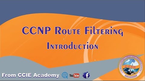 CCNP Route Filtering Introduction