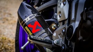 Akrapovic Full Carbon Exhaust for MT-07 Sound Test/Install [EP. 01]