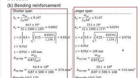 8.12 Example: simply supported two way slab
