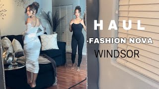 FASHION NOVA + WINDSOR Clothing Haul/ New exclusive items!!!
