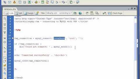 Tutorial conectare php la MySql 2.flv