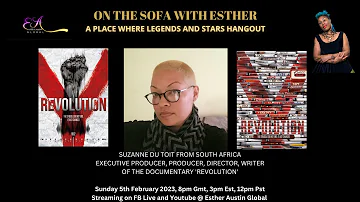 On the Sofa with Esther is Suzanne Du Toit, Director of the Documentary Revolution