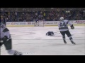 Joe Thornton hits David Perron; Logan Couture vs Alex Pietrangelo Nov 4, 2010