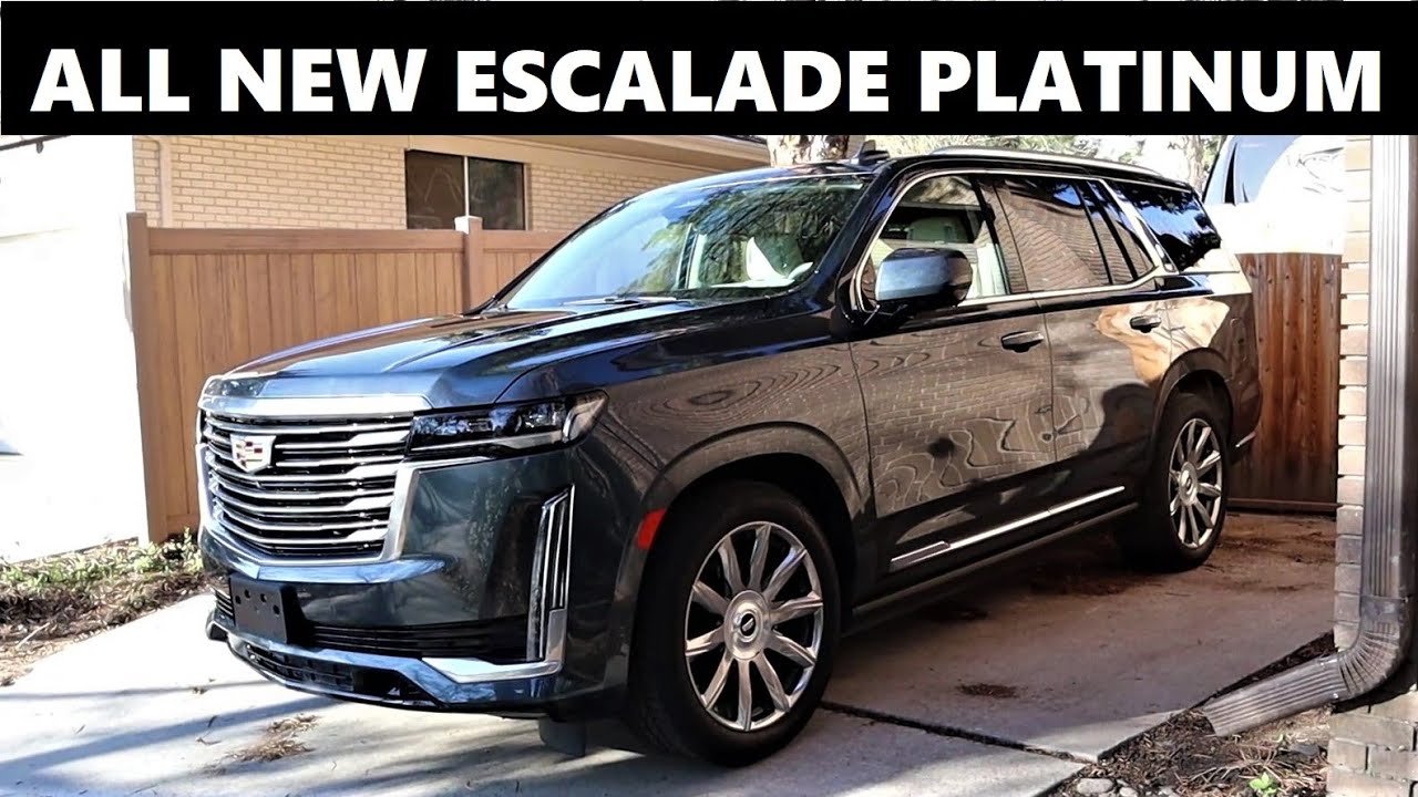 Taking Delivery Of A New 2021 Cadillac Escalade Platinum Exclusive