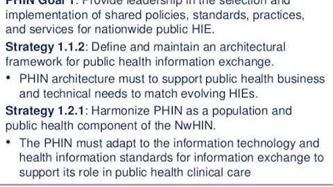 Public Health Informatics & HIEs