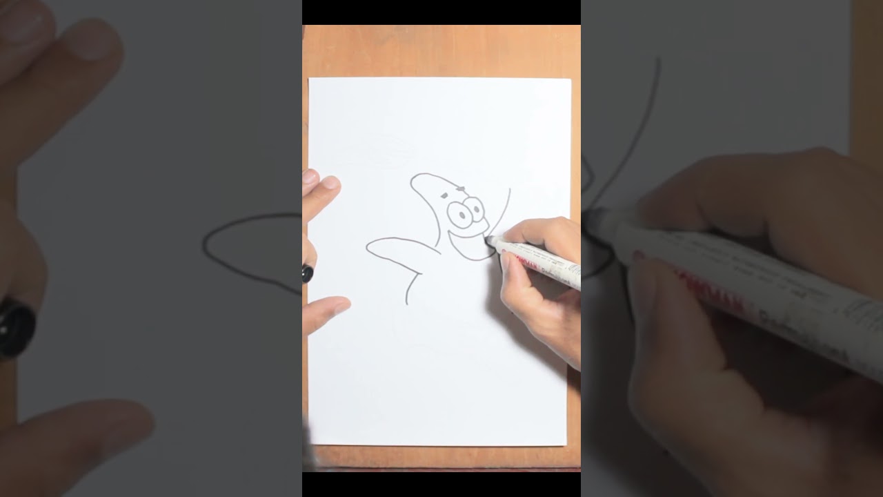 Draw Patrick Star for Kids | Easy  Tutorial 