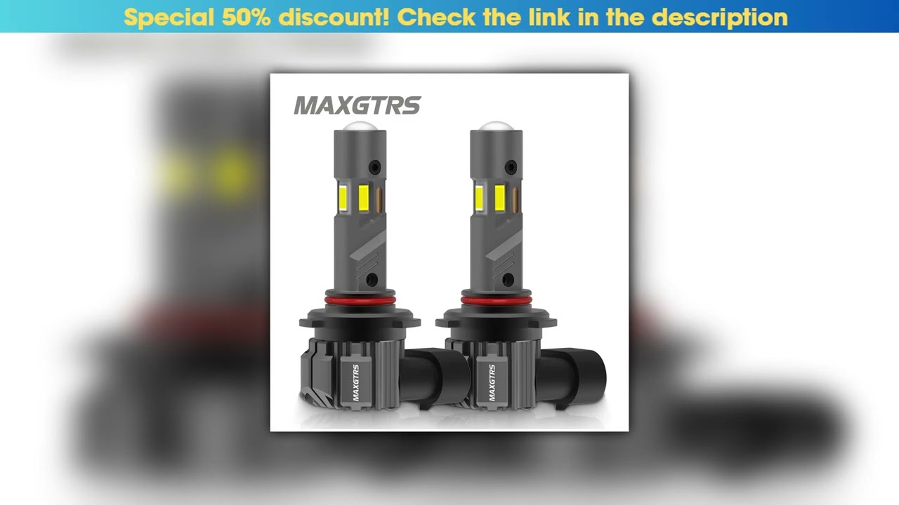 Get 2Pcs H8 H11 Fanless LED Fog Light Bulbs 3570 CSP Chip With Lens 9005 9006 HB3 HB4 9012 3 Sides•