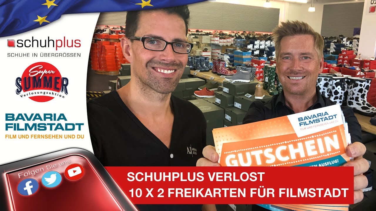 Schuhplus verlost 10 x 2 Freikarten für Filmstadt Atelier in Geiselgasteig