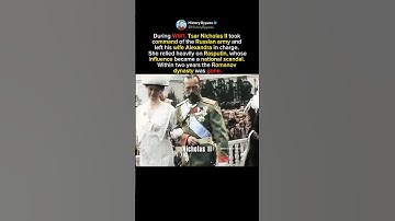 The Tsar’s Biggest Mistake in WW1 #shorts