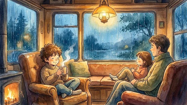 Rainy Days, Warm Hearts 🌧️🏡 | A Cozy Ghibli-Style Family Journey | ghibli music  #ghiblistyle