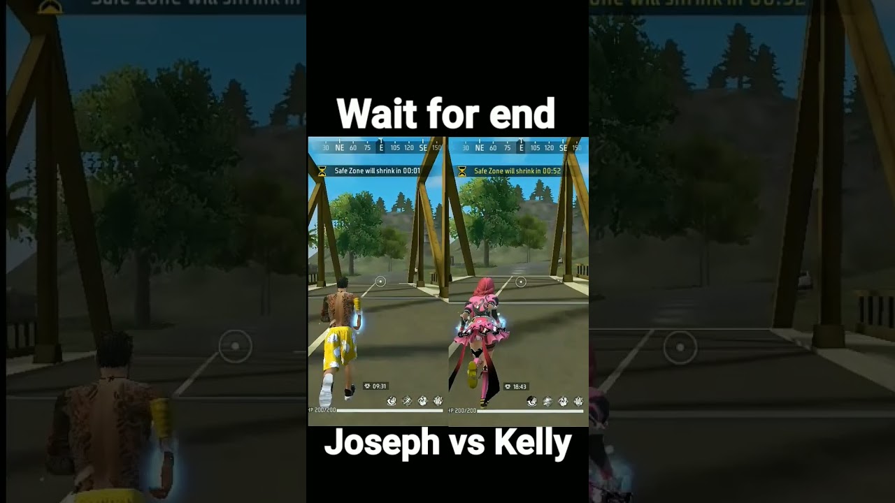 Joseph vs kelly running test 