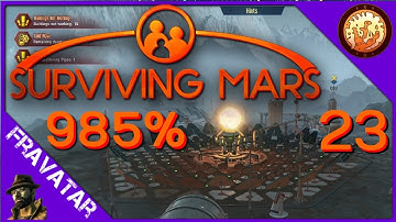 Surviving Mars 985% - ep23 - Artificial Sun & Morpheus Project, Sol 245. - (985% Difficulty)
