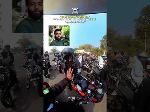 CHAPRI WALA KAM MAT KRO.🫡🫵#bikers #ktm #rc200 #r15 #viralreels