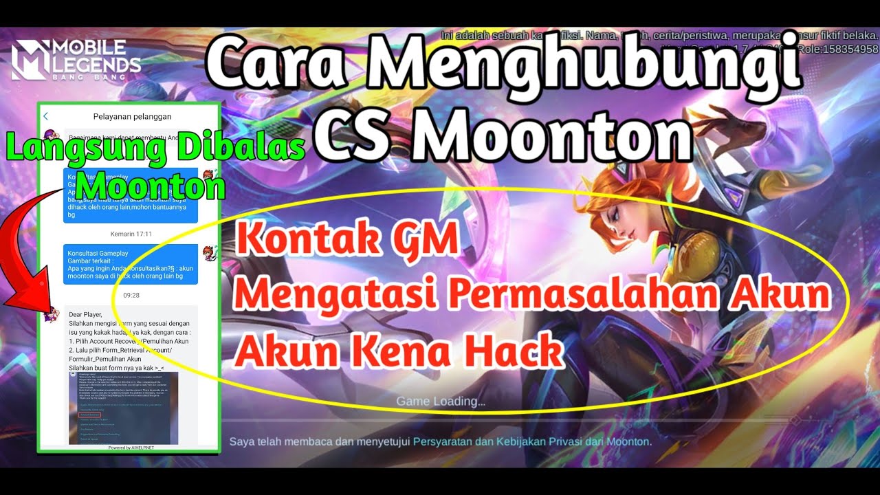 NOMOR MOONTON !!! Cara Konsultasi/ Menghubungi Cs Moonton || Mobile ...