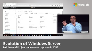 The evolution of Windows Server: Project Honolulu and what