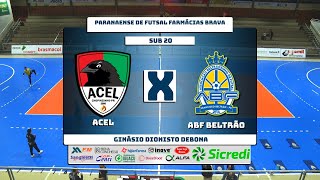 FINAL - Campeonato Paranaense de Futsal - SUB 20  - 2024 -  ACEL Chopinzinho Vs ABF Beltrão