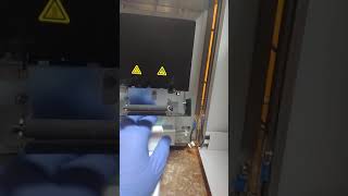 How to replace internal thermal paper on CBC analizer