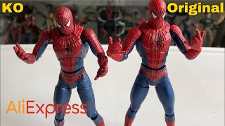 Review/Comparativa Spiderman 3 Revoltech/Knock Off AliExpress| Sam Raimi