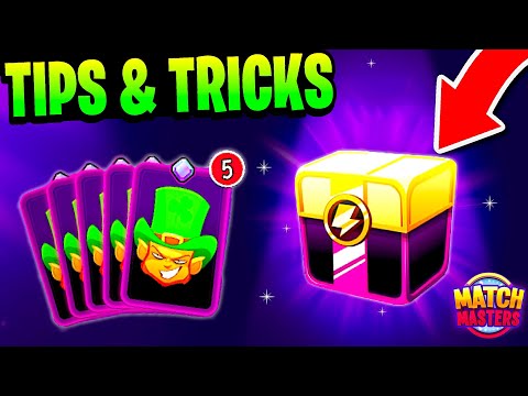 Match Masters - Top 10 Tips & Tricks | How to Win Coins, Boosters, Spin&Wins, Boxes (No Hack/Cheat)