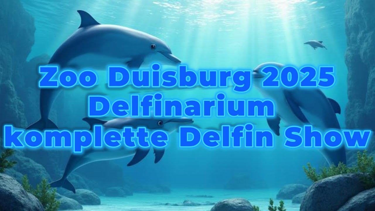 Zoo Duisburg, Delfinarium, komplette Delfin Show 2025