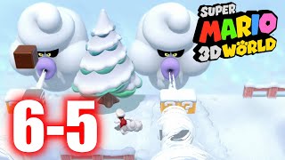 Super Mario 3D World - 6-5 Ty-Foo Flurries - All Stars & Stamp 100% Gameplay Walkthrough