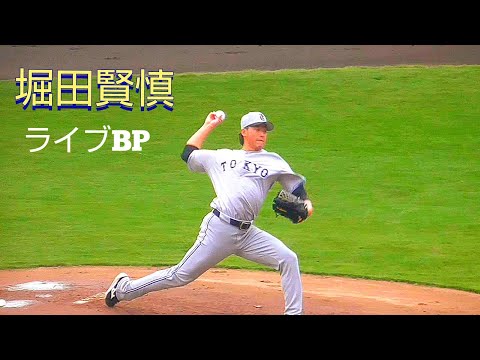 【巨人】堀田賢慎投手 シート打撃(Live BP)春季宮崎キャンプ 第2クール2日目 2025年2月7日
