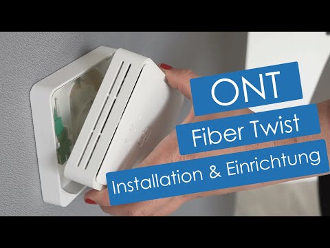 ONT Fiber Twist - Installation | Tutorial deutsch
