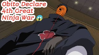 Obito Declare 4Th Great Ninja War Obito 5 Kage Naruto Shipudden Story