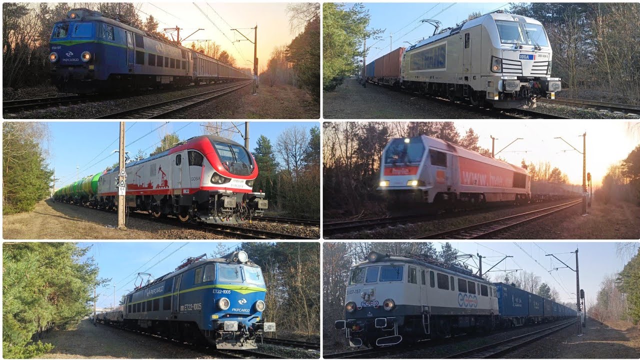 Pociągi Esełka LK 12 Wieczorem i za dnia