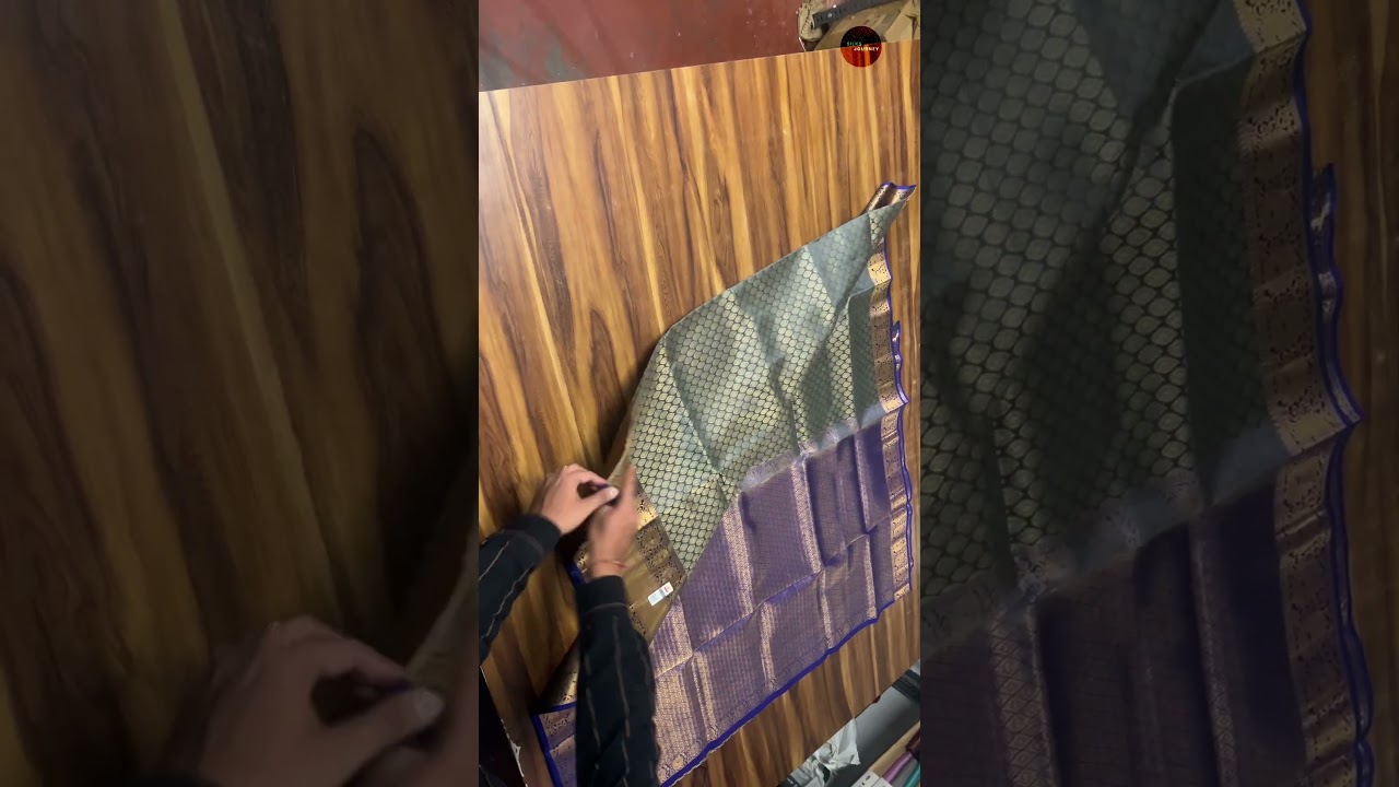 Traditional Silk Saree with Zari Border | Bridal Wear 