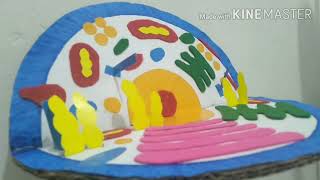 ANIMAL CELL 3D | PEMBUATAN MODEL SEL HEWAN DARI KARDUS BEKAS