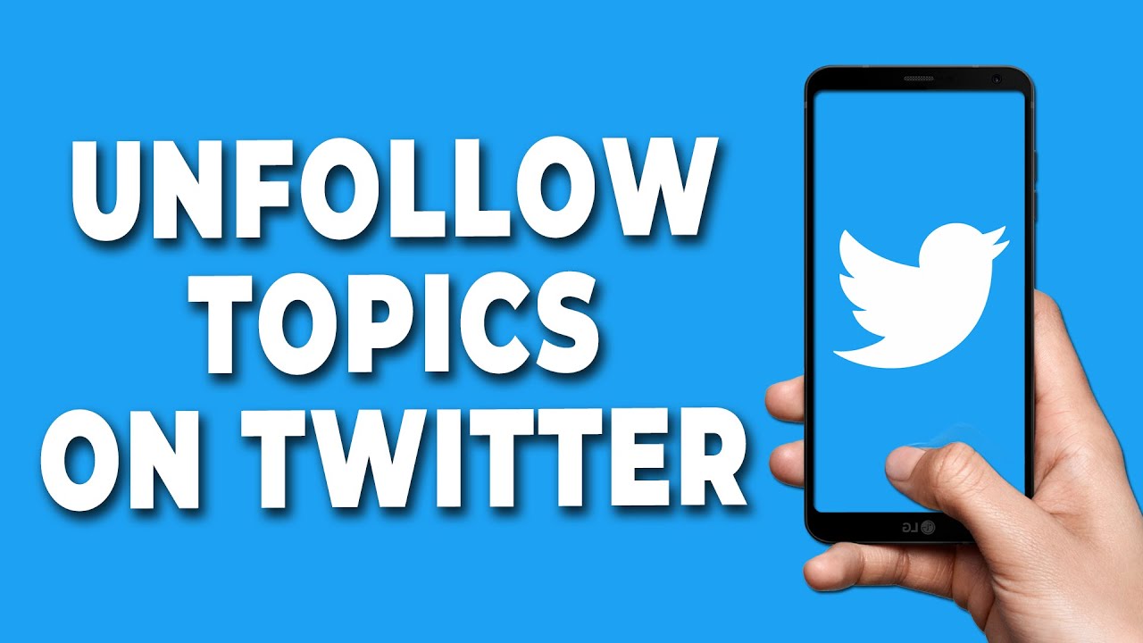 How to Unfollow Topics on Twitter