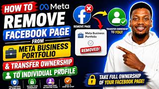 Remove Facebook Page from Meta Business Portfolio & Transfer Ownership to Individual Profile screenshot 2