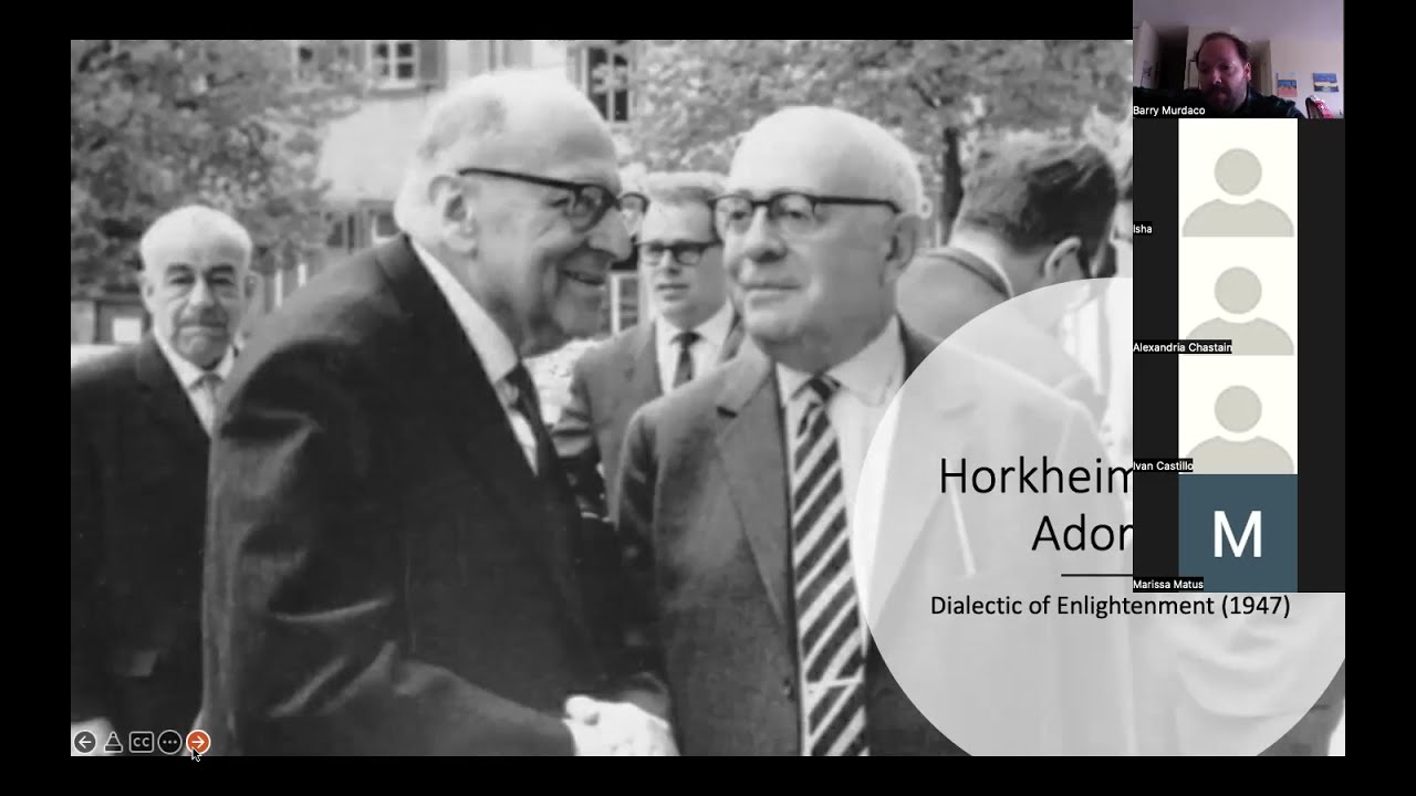 Max Horkheimer and Theodor Adorno Dialectic of Enlightenment 1/3
