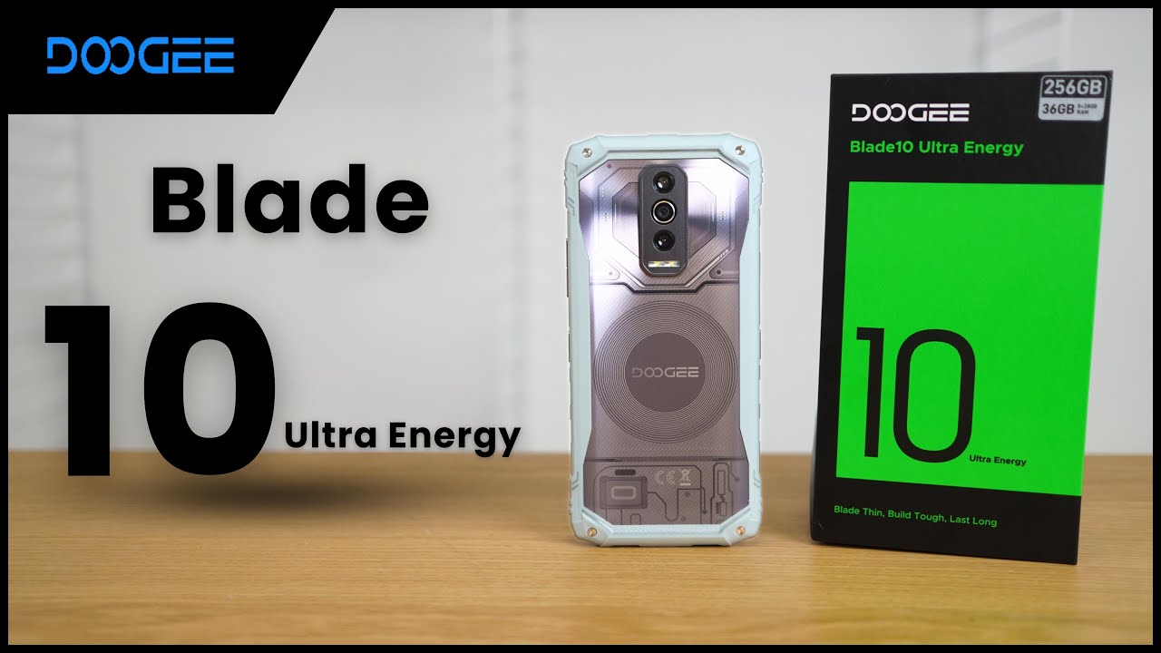 DOOGEE Blade 10 Ultra Energy – Тонкий, прочный и с мощной батареей ⚡