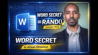 How to generate random text in Office?