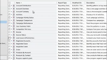 Creating a Report - Microsoft Dynamics CRM 2011 - Success Portal at xRM.com