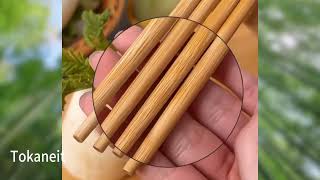 Upgrade your dining experience with Tokaneit’s 30-Pack Non-Slip Bamboo Chopsticks!